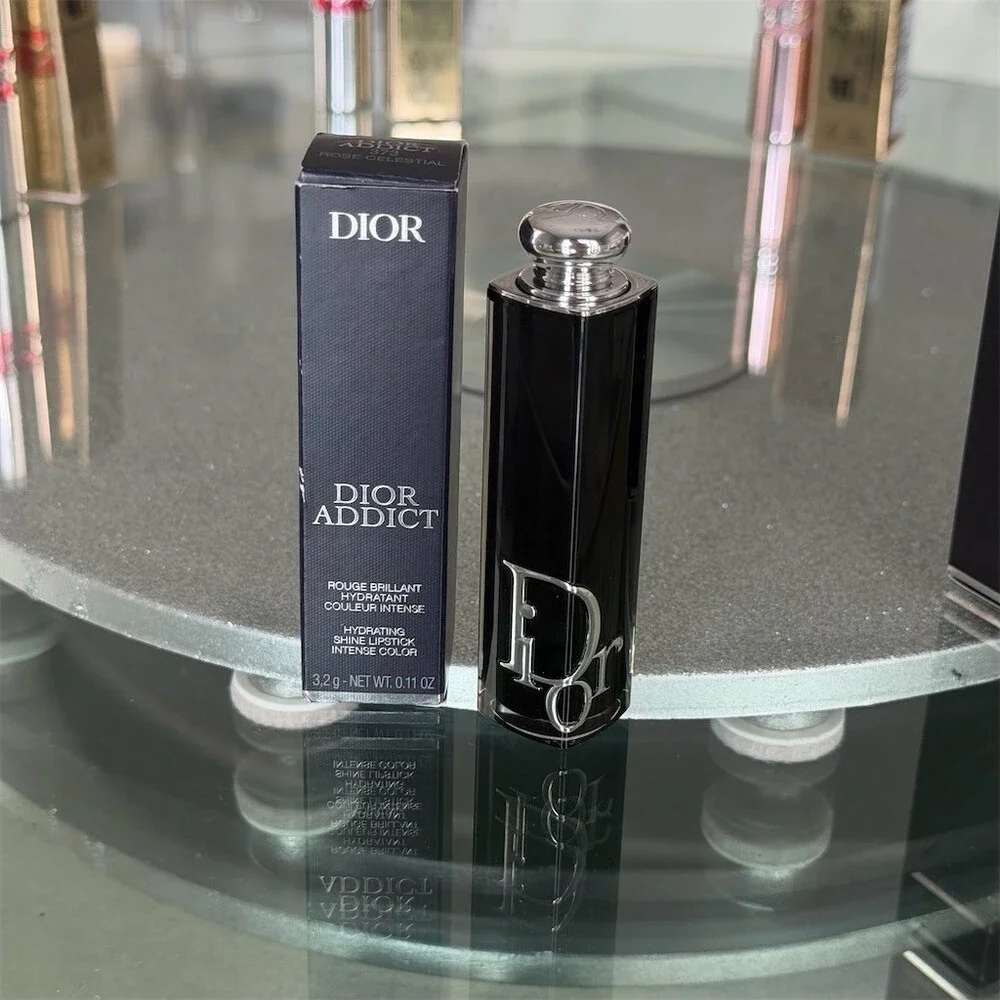 Dior Addict Shine Lipstick 373 Rose Celestial Hydrating Refillable BNIB